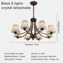GobekUsa Crystal Chandelier Ceiling Lights for Modern Living Spaces