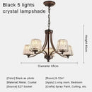 GobekUsa Crystal Chandelier Ceiling Lights for Modern Living Spaces