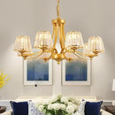 GobekUsa Crystal Chandelier Ceiling Lights for Modern Living Spaces