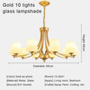 GobekUsa Crystal Chandelier Ceiling Lights for Modern Living Spaces