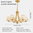 GobekUsa Crystal Chandelier Ceiling Lights for Modern Living Spaces