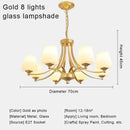 GobekUsa Crystal Chandelier Ceiling Lights for Modern Living Spaces