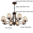 GobekUsa Crystal Chandelier Ceiling Lights for Modern Living Spaces