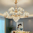 GobekUsa Crystal Chandelier Ceiling Pendant Light for Living, Dining, and Bedroom Home Lighting