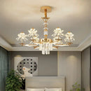 GobekUsa Crystal Chandelier Ceiling Pendant Light for Living, Dining, and Bedroom Home Lighting
