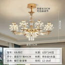 GobekUsa Crystal Chandelier Ceiling Pendant Light for Living, Dining, and Bedroom Home Lighting