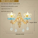 GobekUsa Crystal Chandelier: Chinese Ceramic Living Room Luxe Lighting