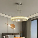 GobekUsa Crystal Chandelier Chrome Light LED Ceiling Lights for Modern Luxury Décor