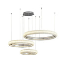 GobekUsa Crystal Chandelier Chrome Light LED Ceiling Lights for Modern Luxury Décor