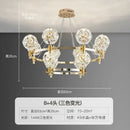 GobekUsa Crystal Chandelier: Dandelion Design for Luxe Living Room, Dining, or Master Bedroom