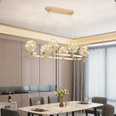 GobekUsa Crystal Chandelier: Dandelion Design for Luxe Living Room, Dining, or Master Bedroom