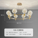 GobekUsa Crystal Chandelier: Dandelion Design for Luxe Living Room, Dining, or Master Bedroom