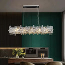 GobekUsa Crystal Chandelier: Designer Luxury Ceiling Lamp for Living Room, Bedroom, Dining Table