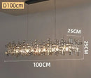 GobekUsa Crystal Chandelier: Designer Luxury Ceiling Lamp for Living Room, Bedroom, Dining Table