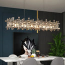 GobekUsa Crystal Chandelier: Designer Luxury Ceiling Lamp for Living Room, Bedroom, Dining Table