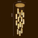 GobekUsa Crystal Chandelier Dining Room Pendant Lights Ceiling Lamps Luxe Indoor Lighting