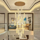 GobekUsa Crystal Chandelier Dining Room Pendant Lights Ceiling Lamps Luxe Indoor Lighting