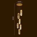GobekUsa Crystal Chandelier Dining Room Pendant Lights Ceiling Lamps Luxe Indoor Lighting