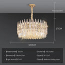 GobekUsa Crystal Chandelier Duplex Spiral Staircase Post-modern Luxury Light
