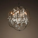 GobekUsa Crystal Chandelier E14 LED Lustre for Living Room Bedroom Kitchen Island
