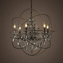 GobekUsa Crystal Chandelier E14 LED Lustre for Living Room Bedroom Kitchen Island