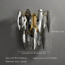 GobekUsa Crystal Chandelier: Elegant Ceiling Hanging Light for Living Room & Dining Table