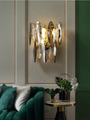 GobekUsa Crystal Chandelier: Elegant Ceiling Hanging Light for Living Room & Dining Table