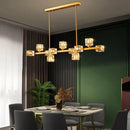GobekUsa Crystal Chandelier: Elegant Ceiling Light for Living & Dining Room, Luxury Pendant Lamp