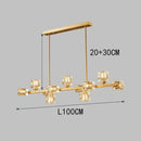 GobekUsa Crystal Chandelier: Elegant Ceiling Light for Living & Dining Room, Luxury Pendant Lamp