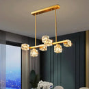 GobekUsa Crystal Chandelier: Elegant Ceiling Light for Living & Dining Room, Luxury Pendant Lamp