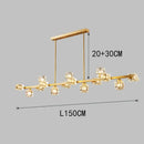 GobekUsa Crystal Chandelier: Elegant Ceiling Light for Living & Dining Room, Luxury Pendant Lamp