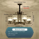 GobekUsa Crystal Chandelier: Elegant Chinese Style Lighting for Living Room, Bedroom, and Study