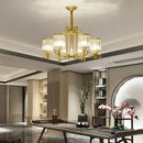 GobekUsa Crystal Chandelier: Elegant Chinese Style Lighting for Living Room, Bedroom, and Study