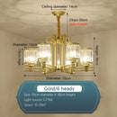 GobekUsa Crystal Chandelier: Elegant Chinese Style Lighting for Living Room, Bedroom, and Study