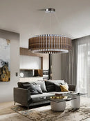 GobekUsa Crystal Chandelier: Elegant Dimmable LED Light Fixture for Living Room & Dining Décor