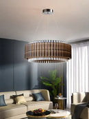 GobekUsa Crystal Chandelier: Elegant Dimmable LED Light Fixture for Living Room & Dining Décor