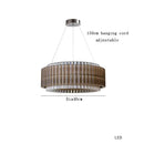 GobekUsa Crystal Chandelier: Elegant Dimmable LED Light Fixture for Living Room & Dining Décor