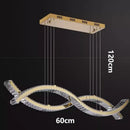 GobekUsa Crystal Chandelier, Elegant Dining Room & Living Room Pendant Light