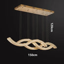 GobekUsa Crystal Chandelier, Elegant Dining Room & Living Room Pendant Light