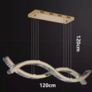 GobekUsa Crystal Chandelier, Elegant Dining Room & Living Room Pendant Light