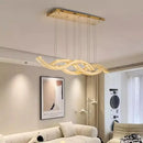 GobekUsa Crystal Chandelier, Elegant Dining Room & Living Room Pendant Light