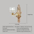 GobekUsa Crystal Chandelier: Elegant European Garden Lamp for Living Room, Bedroom