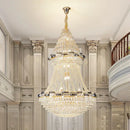 GobekUsa Crystal Chandelier: Elegant European Luxury Lighting for Living Room, Restaurant, and Bedroom
