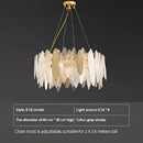 GobekUsa Crystal Chandelier: Elegant European Style for Living, Bedroom, Dining Room
