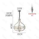GobekUsa Crystal Chandelier: Elegant France Chrome Pendent Lamp for Living Room, Dining Room, Bedroom