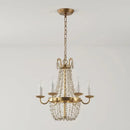 GobekUsa Crystal Chandelier: Elegant Iron Art Pendant for Dining Room, Living Room, and More