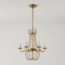 GobekUsa Crystal Chandelier: Elegant Iron Art Pendant for Dining Room, Living Room, and More