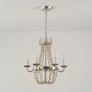 GobekUsa Crystal Chandelier: Elegant Iron Art Pendant for Dining Room, Living Room, and More