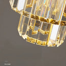 GobekUsa Crystal Chandelier: Elegant LED Ceiling Light for Living Room, Bedroom, and Aisle. Luxurious Modern Design.