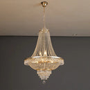 GobekUsa Crystal Chandelier: Elegant LED Pendant for Luxury Living Spaces